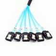 thumbnail image 3 of Juego de 6 cables de datos SATA III SAS para servidor SATA de 7 pines a SATA de 7 pines (0,5 m), 3 of 3