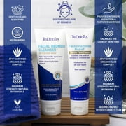 TriDerma Facial Redness Relief Combo, Gentle Face Wash and Soothing Redness Relief Cream for Sensitive Skin and Rosacea Flare-ups