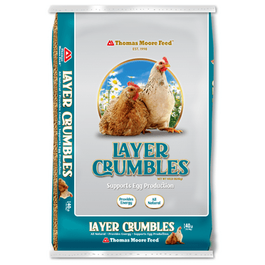 Thomas Moore Feeds Layer Crumbles Chicken Feed, 40lb