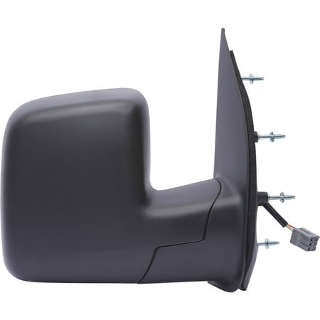 Econoline Van Power Mirror 61177F - Fit System Passenger Side Mirror for 2009 Ford Econoline Van, single lens, textured black, foldaway, Power ()