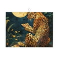 thumbnail image 1 of JUNZAN Leopard Reading Tarot Cards for Kitchen Drying Mat,Dish Drying Mat Absorbent Coffee Mat for Kitchen Counter Coffee Bar Coffee Station Accessories ,18x24 Inch, 1 of 7