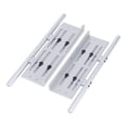 thumbnail image 1 of Ounissouiy Parachoques delantero resistente al desgaste de aleación de aluminio para 1/10 Axial SCX10 90046 D90 TRX4 TF2 CC01 Capra RC pieza de Kits de construcción modelo Plata, 1 of 6