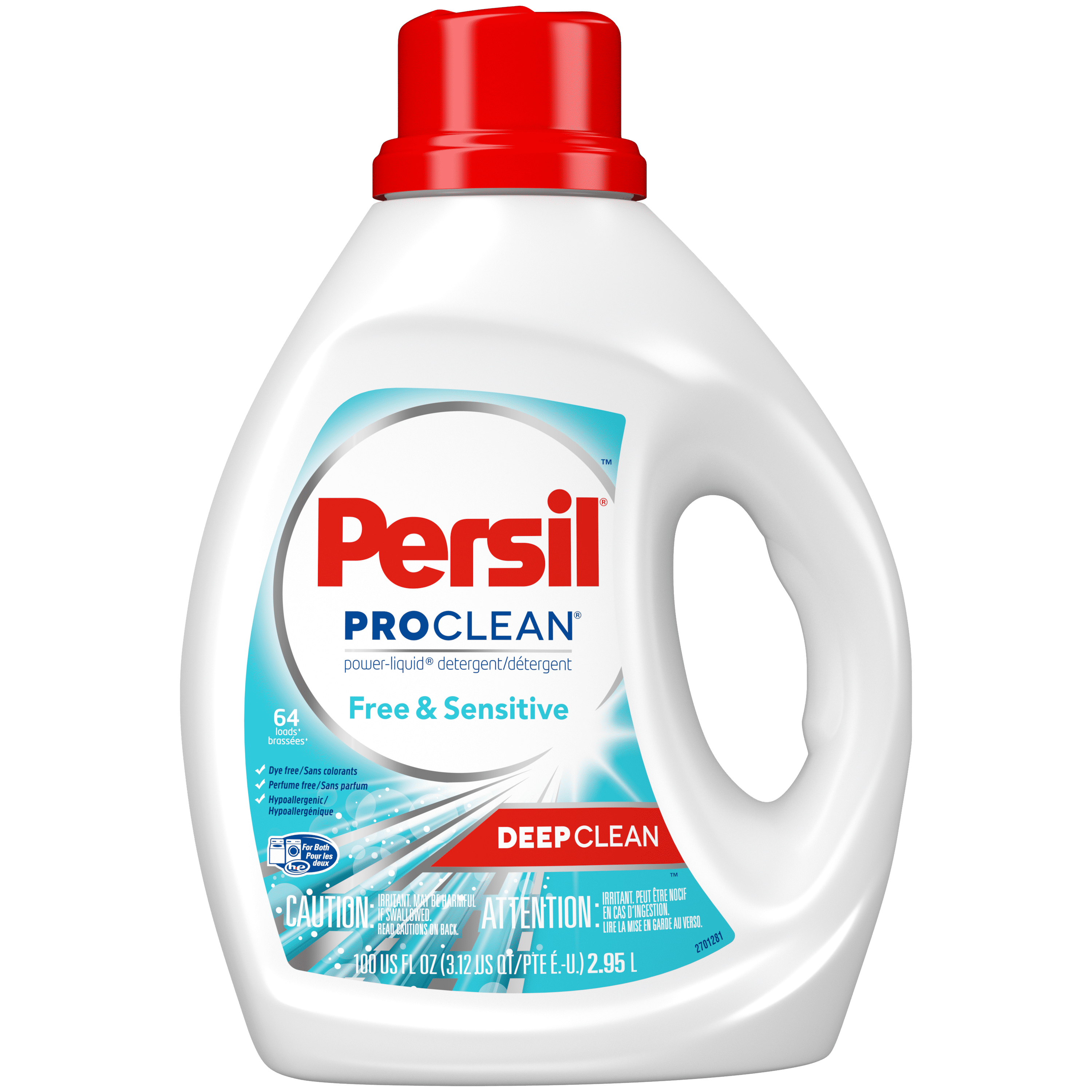 Persil Laundry Detergent Liquid, and Unscented and Hypoallergenic for Skin, 100 Fluid Ounces, 64 Loads - Walmart.com