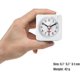 thumbnail image 3 of Reloj despertador analógico, clásico reloj despertador analógico de viaje con función de repetición y luz, mini reloj despertador, tamaño compacto, reloj despertador que no hace tictac, silencioso, 3 of 5