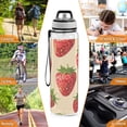 thumbnail image 7 of Lots Of Strawberries Sports Water Bottle 32oz with Straw for Kids Travel Mug BPA Free Leak Proof for School, 7 of 7