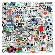 ZPAQI Graffiti Soccer Stickers Pack of 100 Stickers Scrapbook Stationery Decal