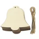thumbnail image 3 of 10 piezas de adornos navideños de madera para hacer tú mismo, adornos colgantes para árbol de Navidad de madera sin terminar para manualidades de bricolaje, decoración para fiestas en el hogar, 3 of 5
