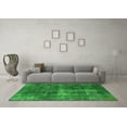 thumbnail image 3 of Ahgly Company Indoor Rectangle Oriental Green Industrial Area Rugs, 4' x 6', 3 of 4