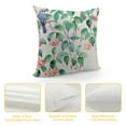 thumbnail image 4 of FUMJ  Watercolor Birds Eucalyptus Pillow Covers - Hummingbird Throw Pillow Cases Floral Rose Pillowcases Green Pink Spring Summer Plants Cushion Covers for Home Outdoor, 4 of 5