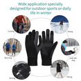 thumbnail image 5 of OZERO Winter Gloves for Men Water Resistant Windproof Anti-Slip Touchscreen Thermal Gloves for Driving Hiking Bike Cycling Running, 5 of 8