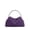 purple, variant on Genuine Leather Flap Bag, Women's Suede Underarm Hobo Shoulder Crossbody Purse