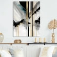 thumbnail image 2 of Designart Abstract Geode Geometric Black And Gold I Canvas Wall Art, 2 of 5