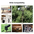thumbnail image 3 of K&F CONCEPT Camera Tripod, 75" Lightweight Travel Outdoor DSLR Tripods for Recording , Cellphone Clip for Live Streaming Vlog (Bronze Gold), 3 of 9