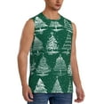 thumbnail image 2 of Disketp Christmas Trees Sleeveless Tshirts For Men, Muscle Shirts For Men Dry Fit Tank Top-Xx-Large, 2 of 8