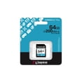 thumbnail image 2 of Tarjeta SD Kingston Canvas Go Plus 64GB | Hasta 200MB/s | Clase 10, UHS-I, U3, V30 | SDG4/64GB, 2 of 5
