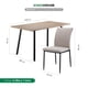 thumbnail image 4 of Juego Comedor 6 Sillas Beige Kingshouse Modelo Vita Madera Minimalista Industrial Muebles Hogar beige 7, 4 of 8