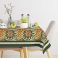 thumbnail image 4 of XAJAT 70‘‘x70'' Seamless Flowral Prints Rectangle Tablecloth, Cotton Linen Table Covers, 4 of 4