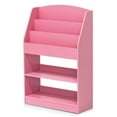 thumbnail image 2 of Furinno KidKanac Kids Bookshelf, 5 Shelf, Pink, 2 of 2