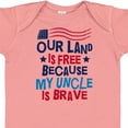 thumbnail image 4 of Inktastic Military Uncle Proud Nephew Freedom Boys or Girls Baby Bodysuit, 4 of 5