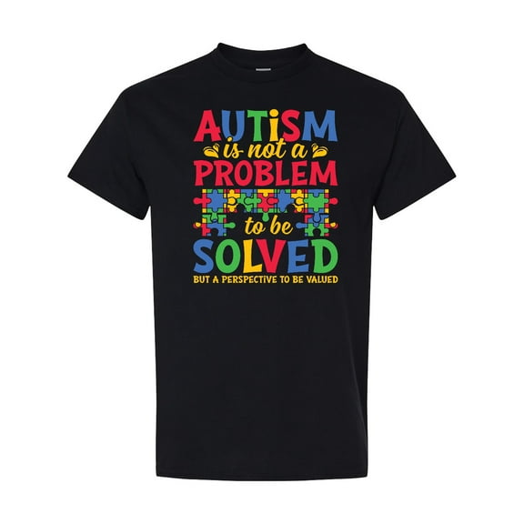 Inktastic Autism is Not a Problem to Be Solved but a Perspective T-Shirt
