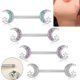 thumbnail image 2 of Juego de 6 pares de piercings en el pecho con diseño de mariposas y diseño de tendencia de moda, combinación de joyas con armadura para el pecho de acero inoxidable, 2 of 6