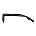 thumbnail image 3 of Womens Squared Triangle Gothic Retro Cat Eye Plastic 20s Sunglasses All Black, 3 of 4