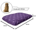 thumbnail image 2 of Star Pet Bed, Simplistic Purple Color Palette Monochromatic Design Shapes Repetition, Chew Resistant Pad for Dogs and Cats Cushion with Removable Cover, 24" x 39", Purple and Mauve, by Ambesonne, 2 of 4