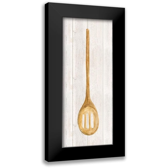 Reed, Tara 8x14 Black Modern Framed Museum Art Print Titled - Vintage Kitchen Wooden Spoon
