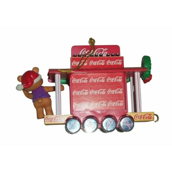 1997 Coca-Cola Caboose (Train Series) Enesco Christmas Tree Ornament TR971