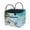 Beach Turtle Print, variant on Pzuqiu Ladybug Daisy Print Quilted Laundry Basket with Handles Foldable Large Capacity Fabric Hamper Lightweight Easy-Clean Storage Organizer for Bedroom Bathroom Nursery Dorm