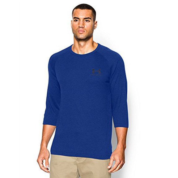 Under Armour Men's UA Sportstyle ¾ Sleeve T-Shirt Small Royal
