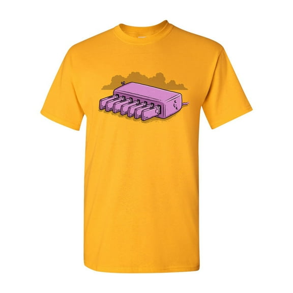 Feeding Hub Pig Port Animal Salih Gonenli Artworks Funny DT Adult T-Shirt Tee