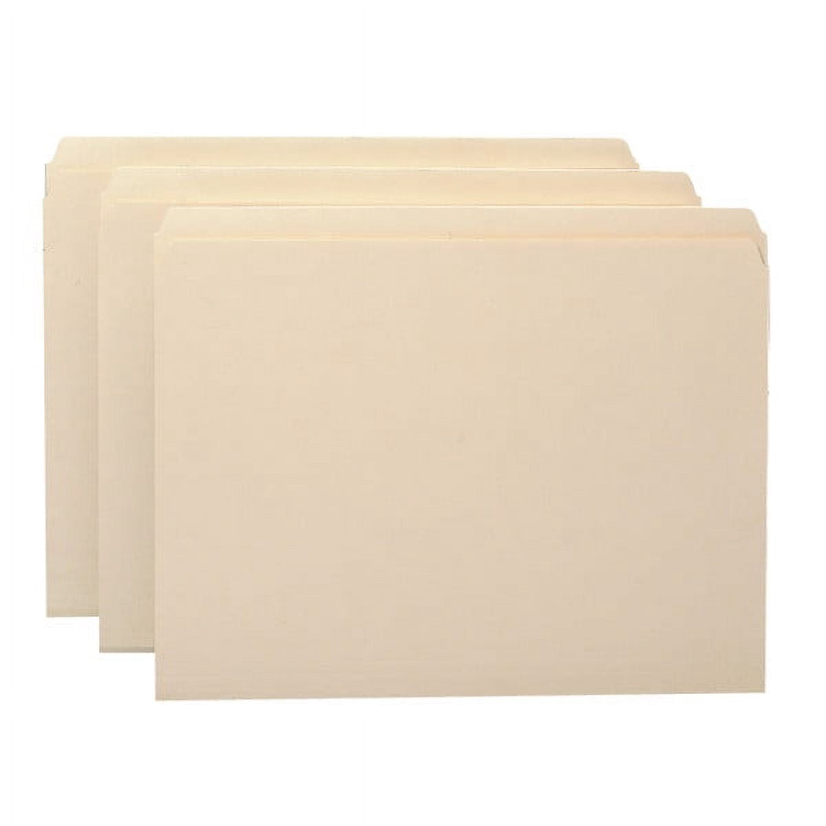 Smead File Folders, Straight-Cut Tab, Letter Size,