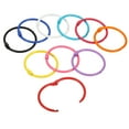 thumbnail image 1 of Unique Bargains 1.8' OD 1.5' ID Loose Leaf Rings Binder Ring Book Rings Steel for Scrapbook, Assorted Colors 100 Pack, 1 of 6