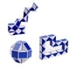 thumbnail image 4 of Magic Ruler 24 Wedges Magic Snake Cube Twist Puzzles Juguetes para niños (Azul), 4 of 6