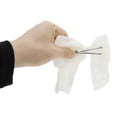 thumbnail image 4 of Unique Bargains 1 Pc Elegant Flower Bow Ribbon Hair Clips White, 4 of 5