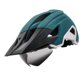 thumbnail image 3 of Casco de bicicleta Casco de bicicleta de montaña Hombres y mujeres Equipo de ciclismo Ligero Azul blanco, 3 of 9