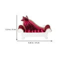 thumbnail image 3 of Shisuyan Jewelry Display Stands Ear Stud Display Stand Exquisite Workmanship Design Red 1Set for Women, 3 of 8