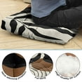 thumbnail image 5 of Striped Floor Pillow 22x22 Inch Square Bohemian Cushion, Vintage Aesthetic, Thick & Supportive for Yoga & Lounge, 5 of 7