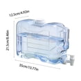 thumbnail image 3 of Japceit Plastic Drink Dispenser with Spout,transparent Large Capacity Container,Portable Beverage Container,for Parties Picnics Camping, 3 of 6