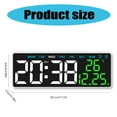 thumbnail image 5 of SDFGTstore Multifunctional Wall Mounted LED Digital Clock with Adjustable Brightness for Office and Home, 5 of 21