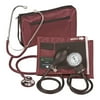 ProKit™ Aneroid Sphygmomanometer With Dual-Head Scope, Adult, Burgundy