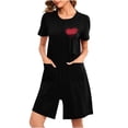 thumbnail image 1 of House Coats for Women with Zipper Short Sleeve Long Length Knit Robe Bathrobe 1 Pc, 1 of 7