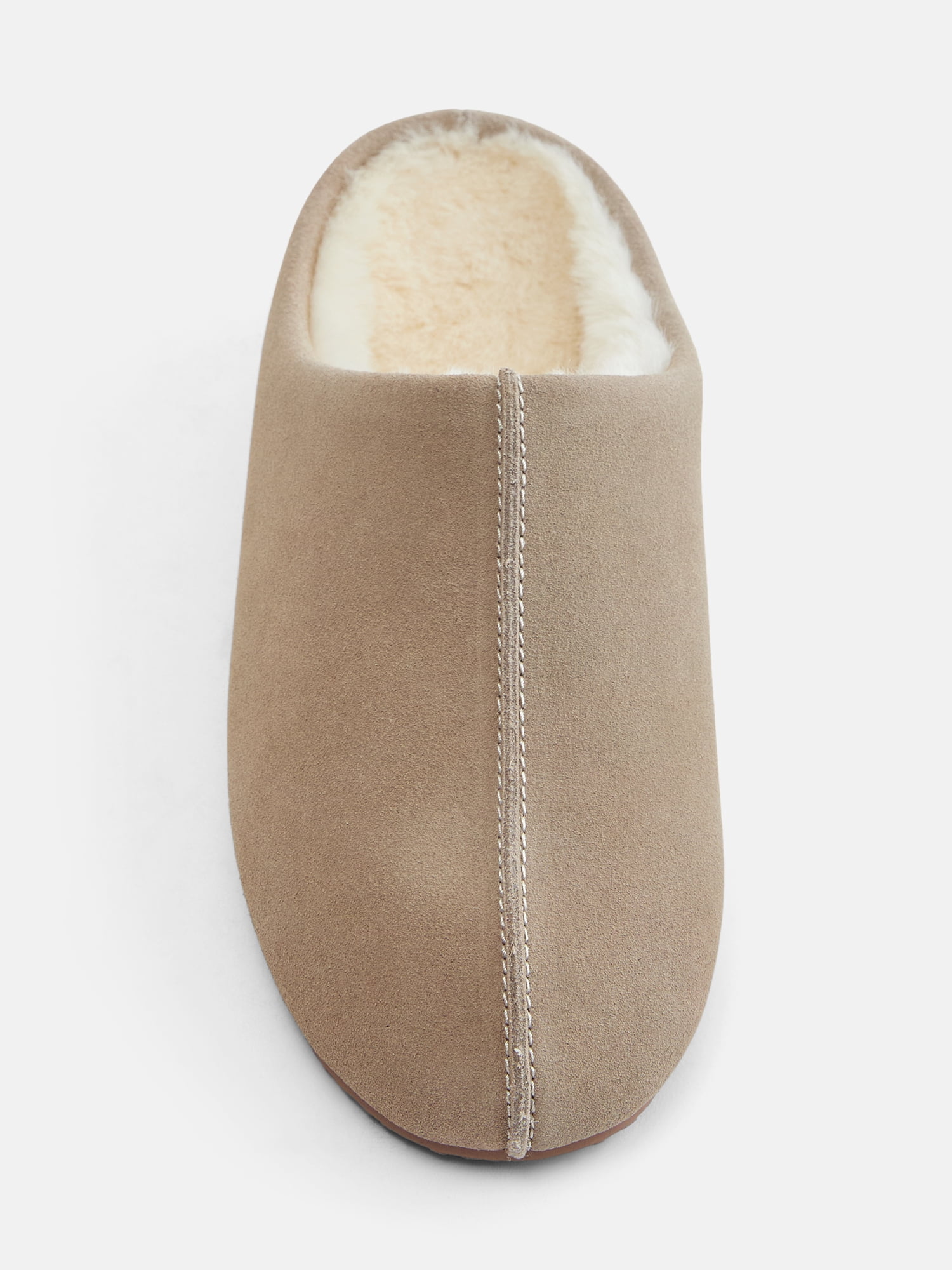 Joyspun Women's Suede Mule Slippers