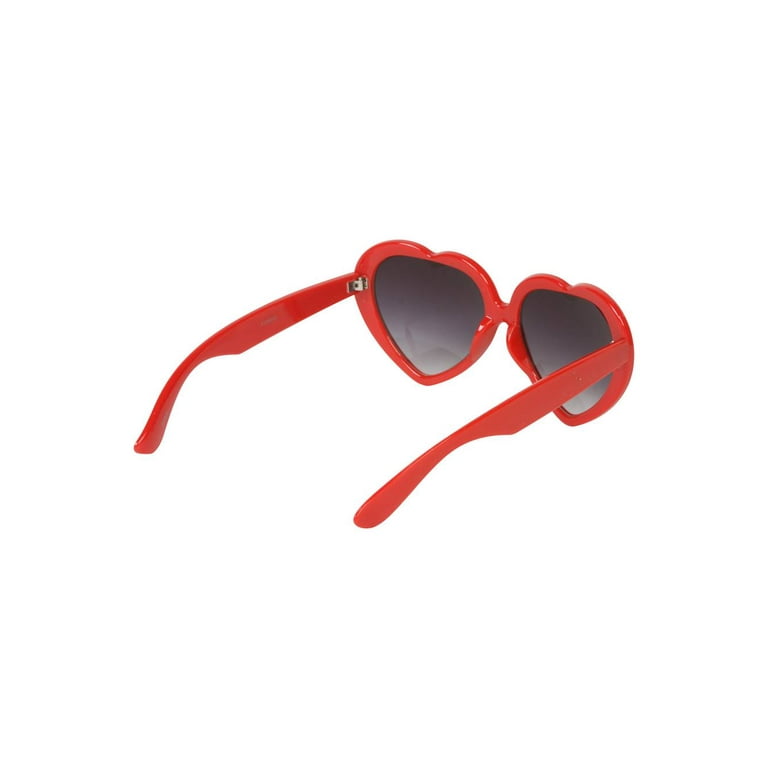 Red love sale heart sunglasses