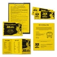 thumbnail image 4 of Wausau Paper 22533 Multipurpose Colored Paper, 24lb, 11 x 17, Solar Yellow, 500 Sheets/Ream, 4 of 4