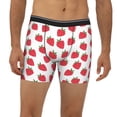 thumbnail image 4 of Rocae Cartoon Strawberry for Stretch Moisture-Wicking Underwear,Men's Underwear Boxer Briefs Small, 4 of 9