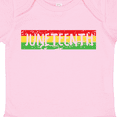 thumbnail image 4 of Inktastic Juneteenth Banner in Red Yellow and Green Boys or Girls Baby Bodysuit, 4 of 5