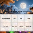 thumbnail image 3 of JOANKDMI Halloween Hooded Cloak Boys Girls Kid Full Length with Buckle Fastener Renaissance Cosplay Costume for LARP & Parties Dark Texture Fancy Medieval Dress Cape, 3 of 5