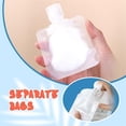thumbnail image 5 of 20 Pack Clear Portable Folding Makeup Bags,30ML Stand Up Spout Pouch for Travel,Refillable Empty Squeeze Pouch for Lotion,Shampoo,Face Cream, 5 of 6
